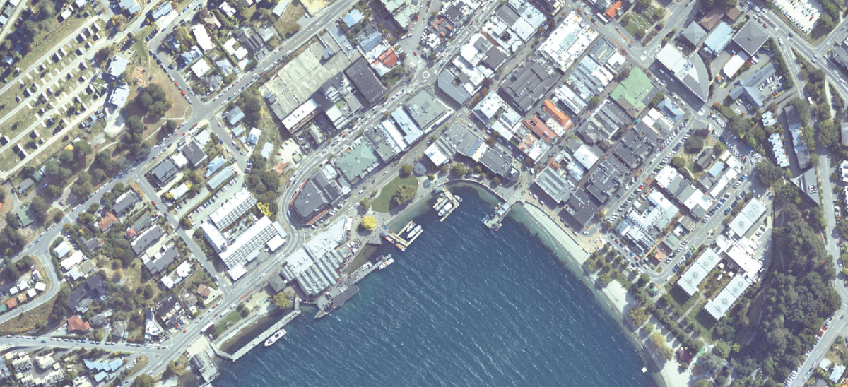 Queenstown Cbd Aerial Photo